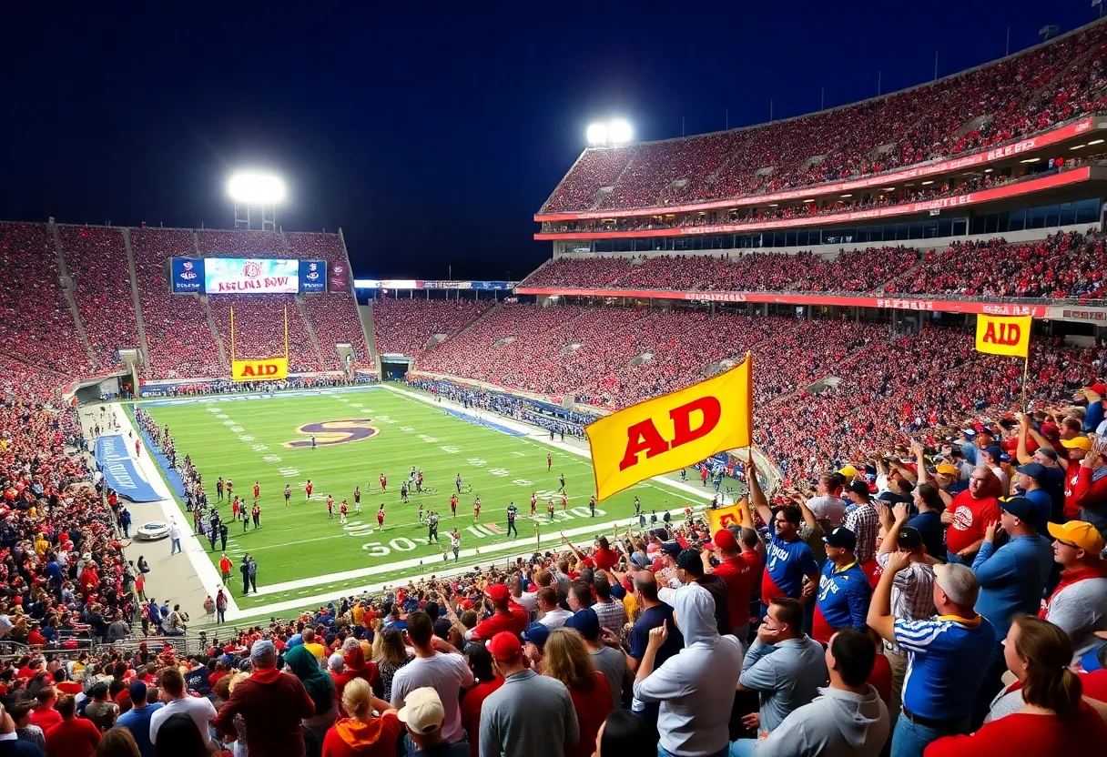 Crowd at the Tony the Tiger Sun Bowl in El Paso